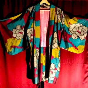 Handmade VINTAGE traditional Japanese kimono